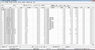 中電來(lái)料單明細(xì)表